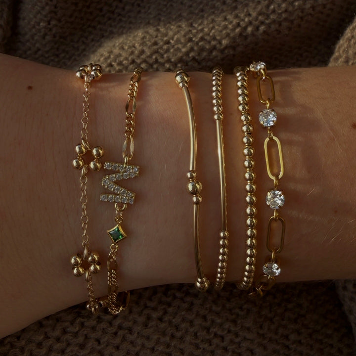 PAVÉ INITIAL BRACELET