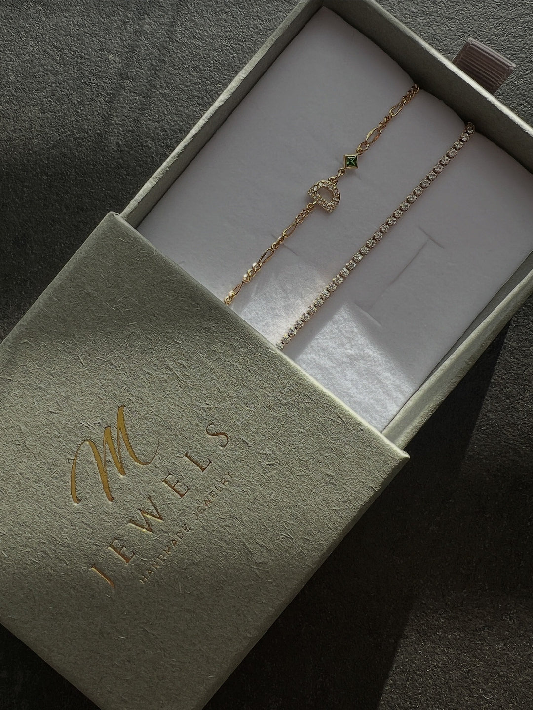 PAVÉ INITIAL BRACELET