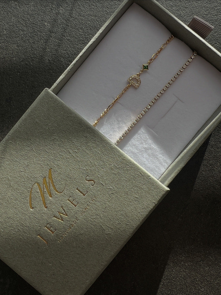PAVÉ INITIAL BRACELET