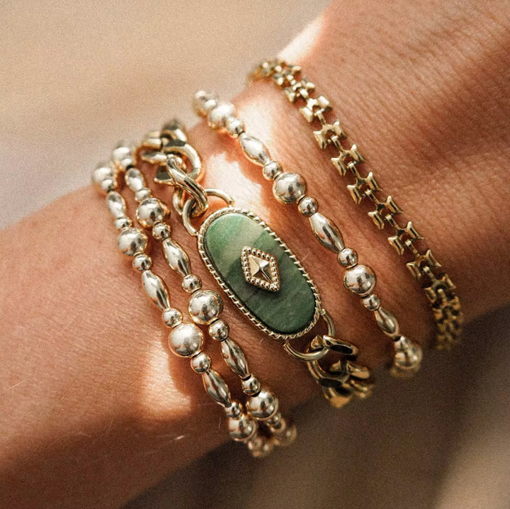 EMERALD CHAIN BRACELET