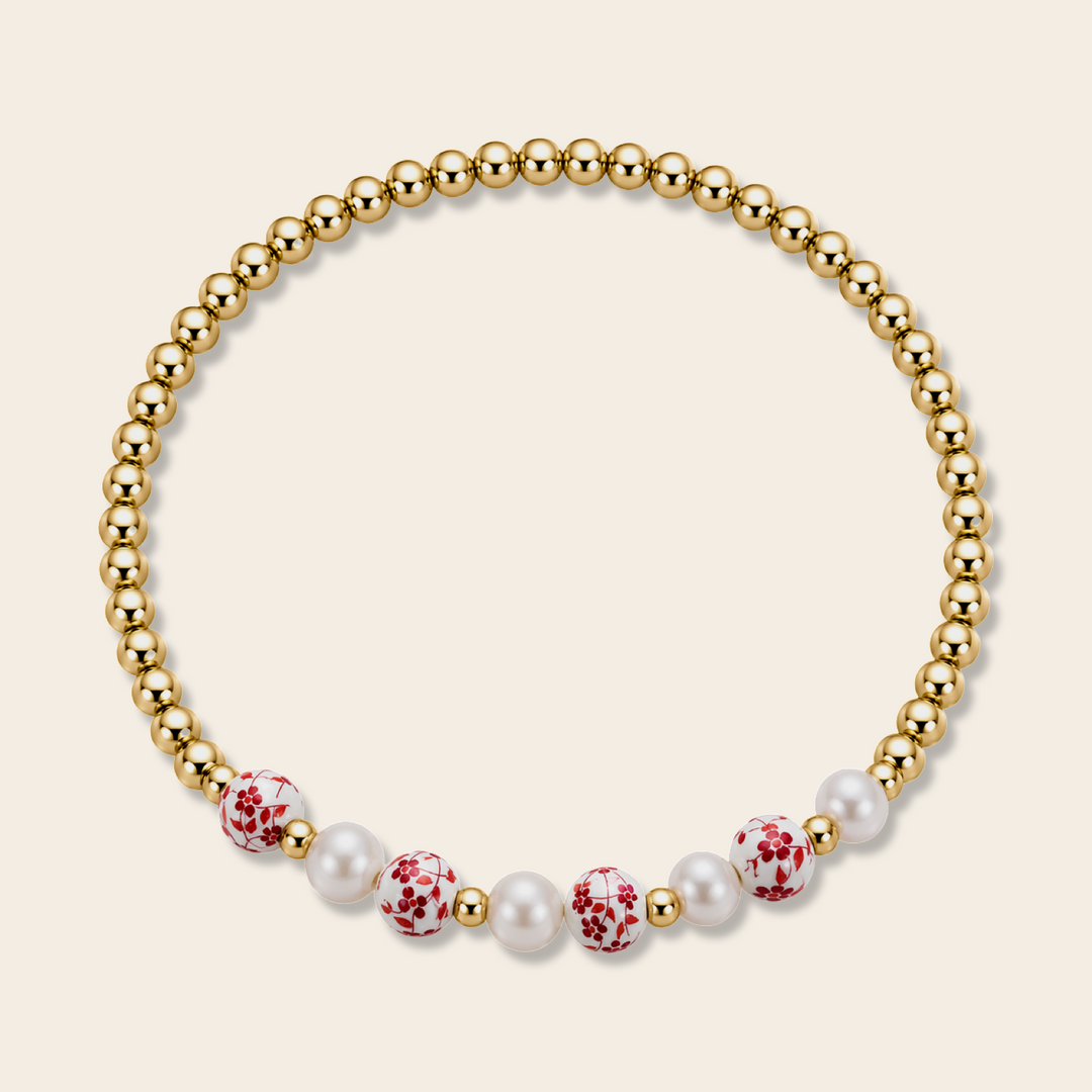 PORCELAIN PEARL BRACELET