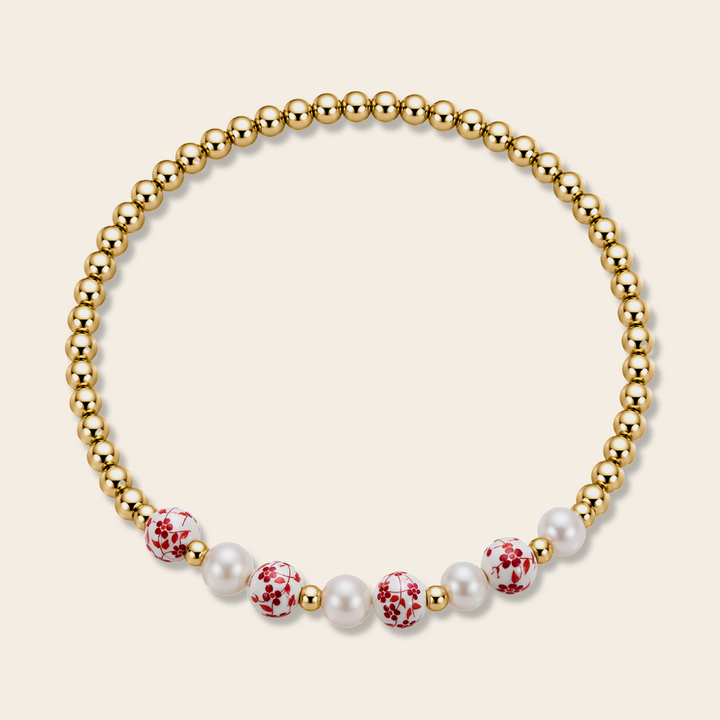 PORCELAIN PEARL BRACELET