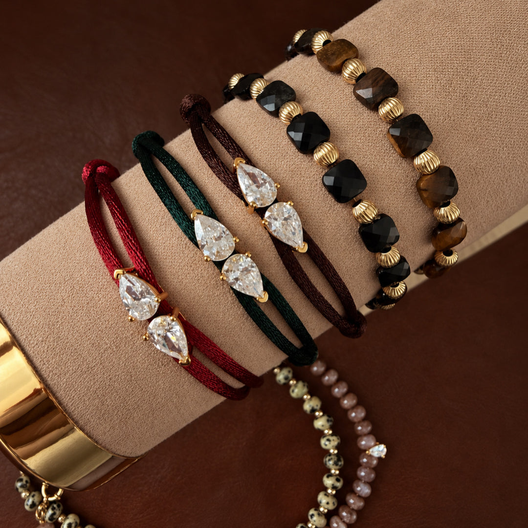 SATIN TEARS BRACELET