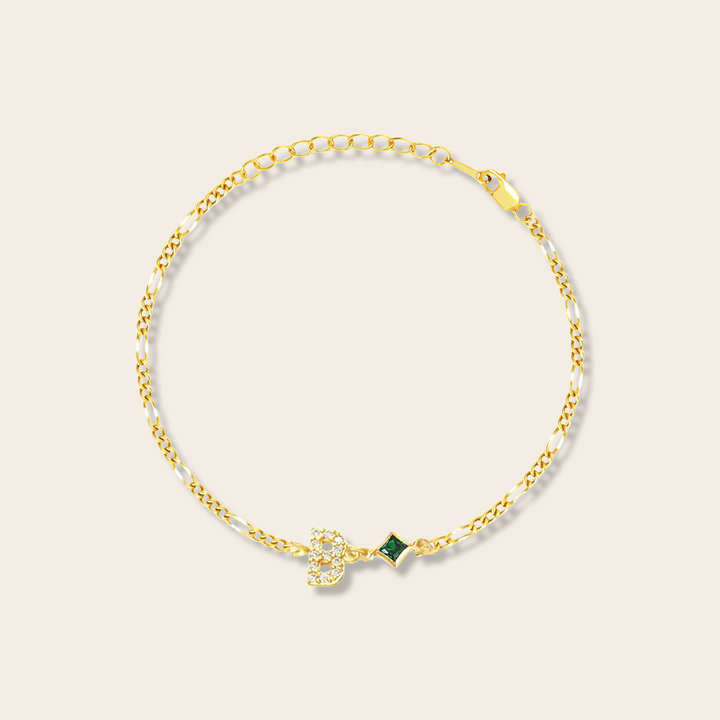 PAVÉ INITIAL BRACELET