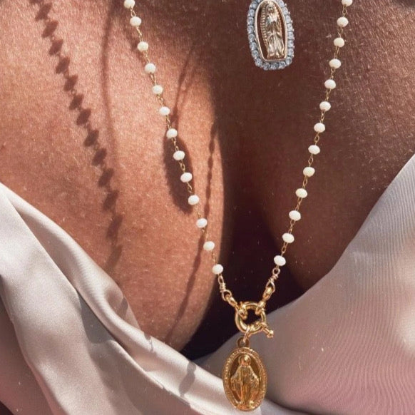 ROSARY MADONA NECKLACE
