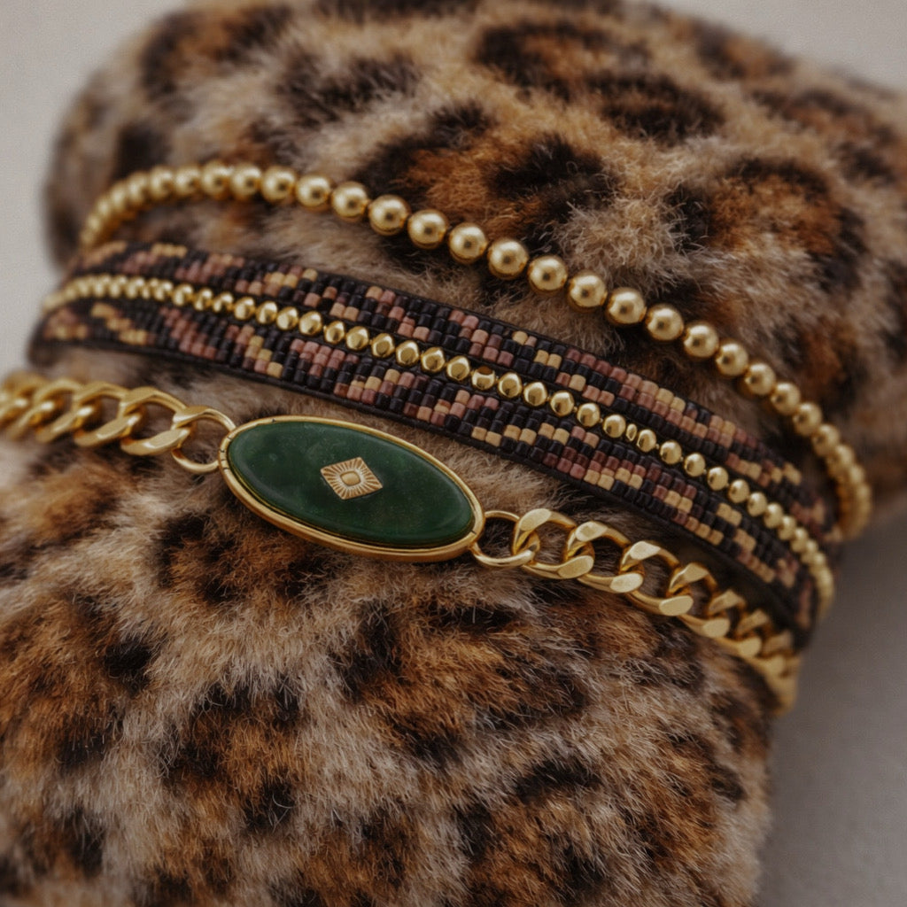 EMERALD CHAIN BRACELET