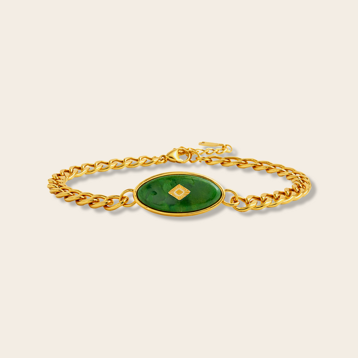 EMERALD CHAIN BRACELET