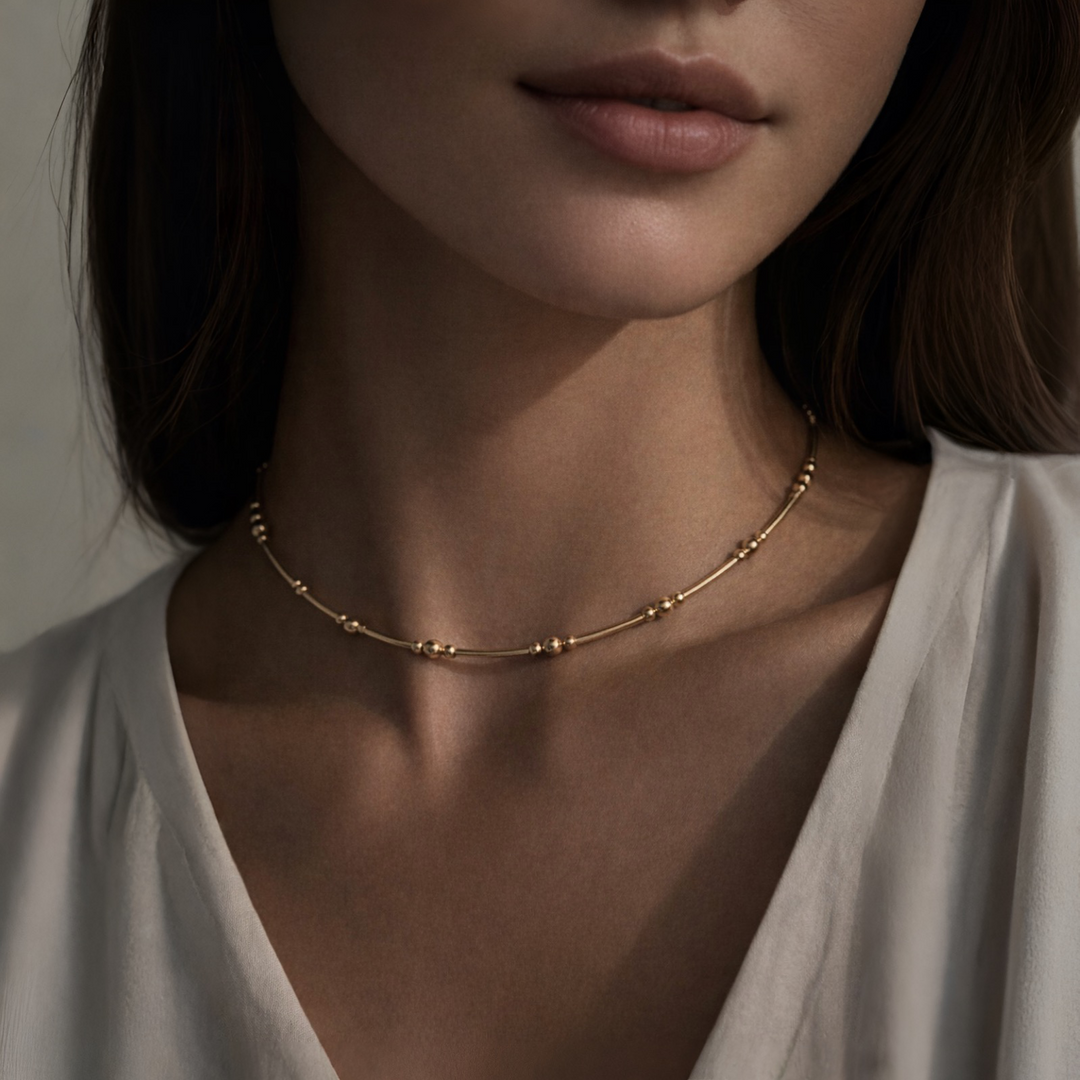 BAR BEAD NECKLACE