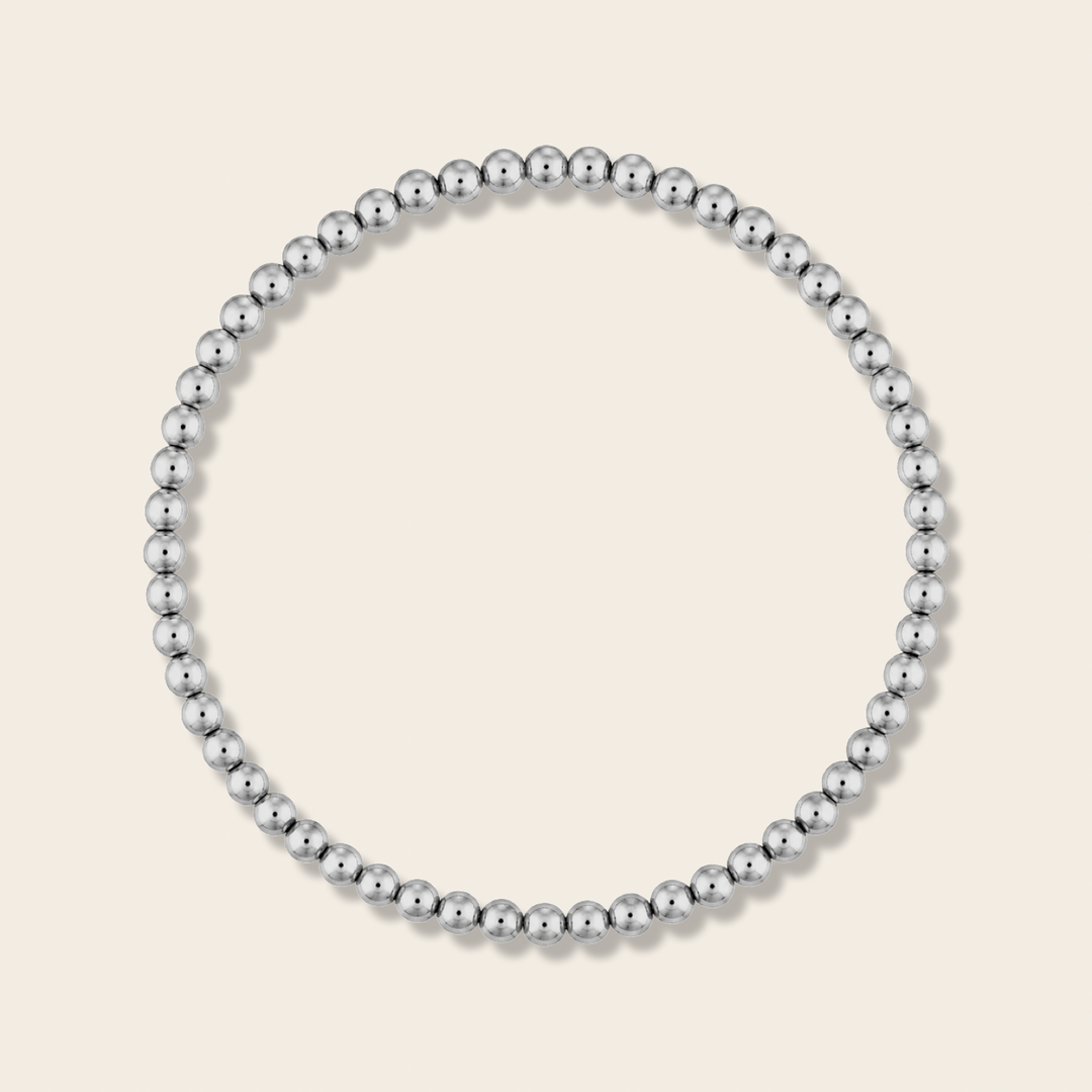 SILVER BALL BRACELET