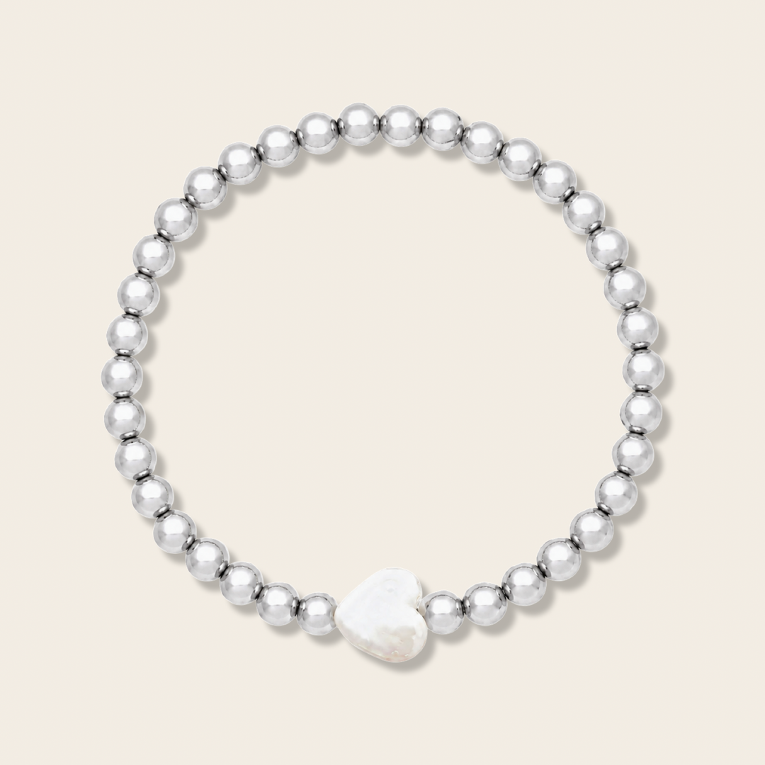 SILVER HEARTIE BRACELET