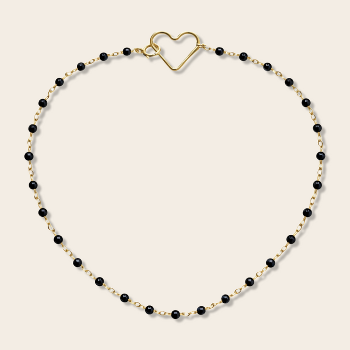 ROSARY HEART NECKLACE