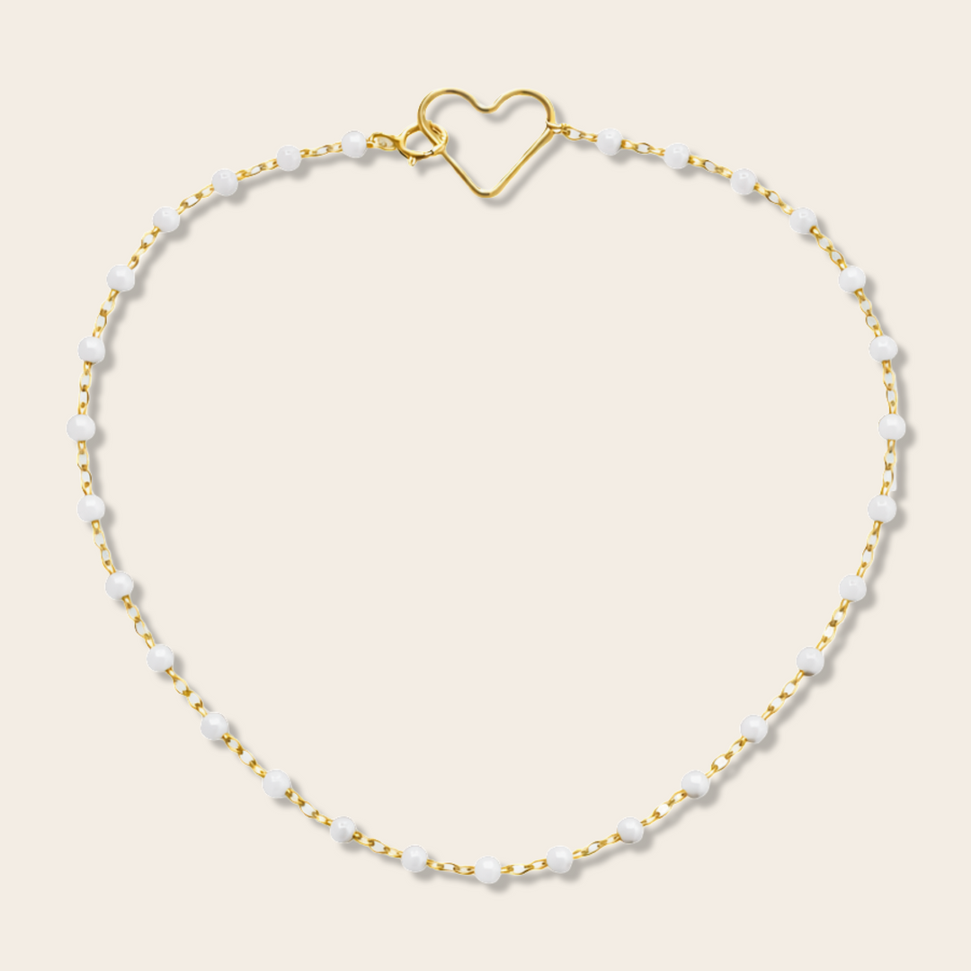 ROSARY HEART NECKLACE