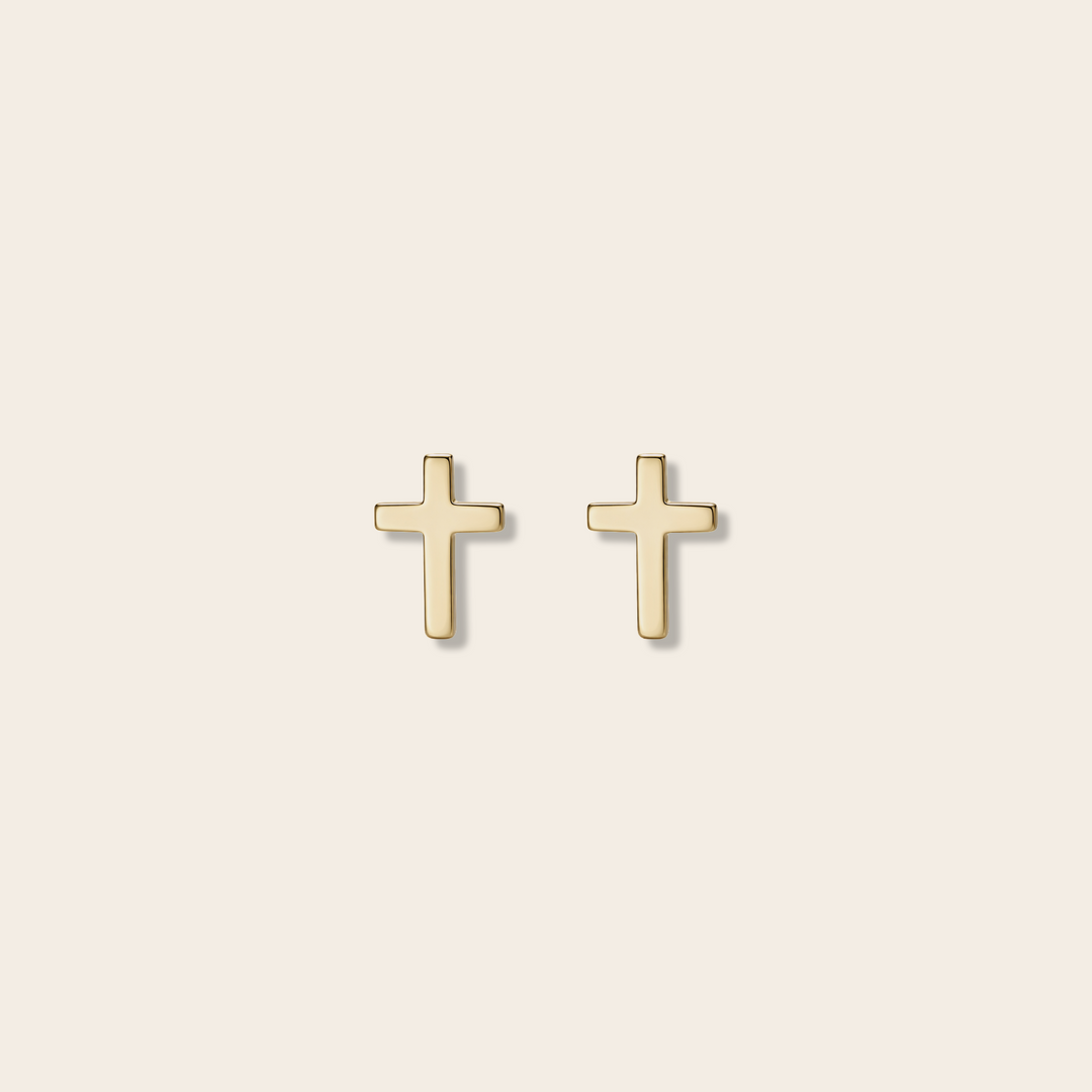 MINI CROSS STUDS