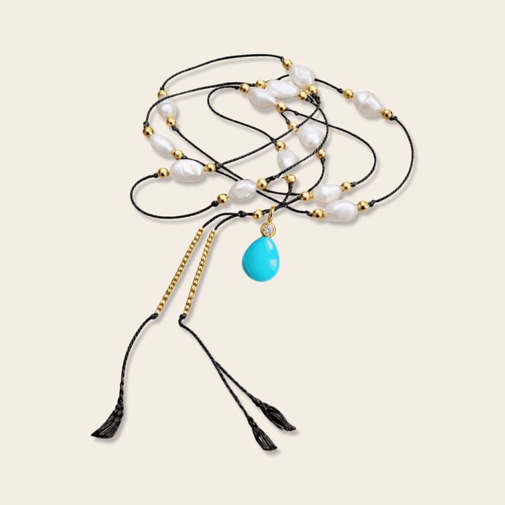 SILK PEARL NECKLACE