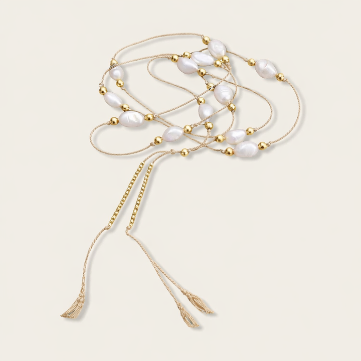 SILK PEARL NECKLACE