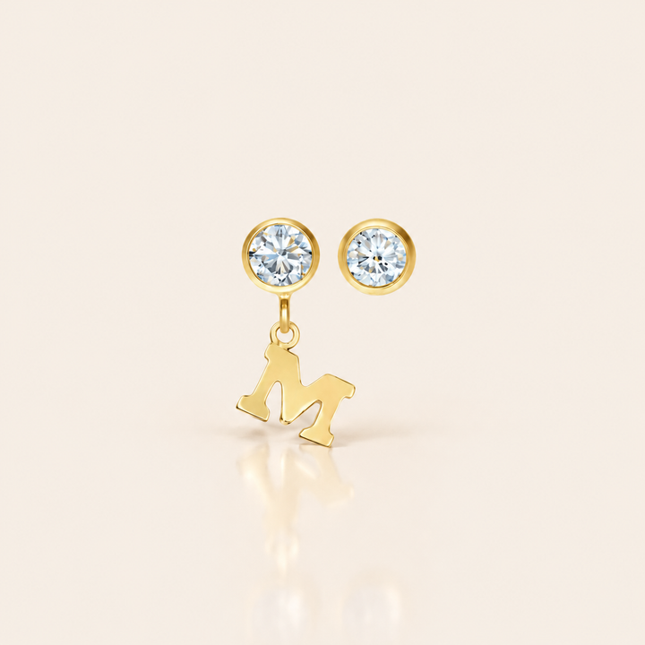 PAVÉ INITIAL EARRINGS – hlavní produktovka