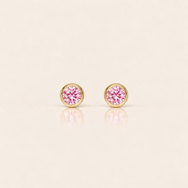 PAVÉ STUDS – Růžová