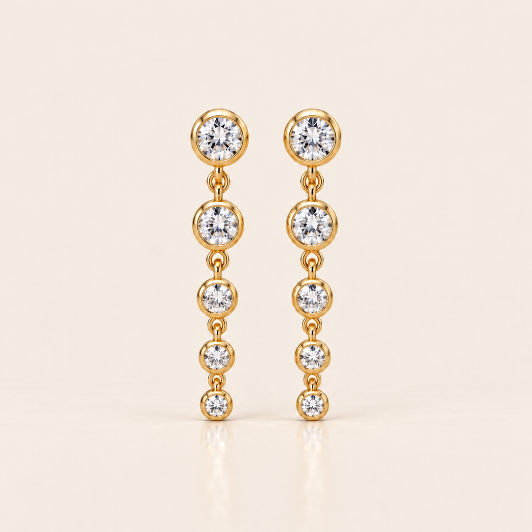 LINEA BEZEL DRIP EARRING – hlavní produktovka