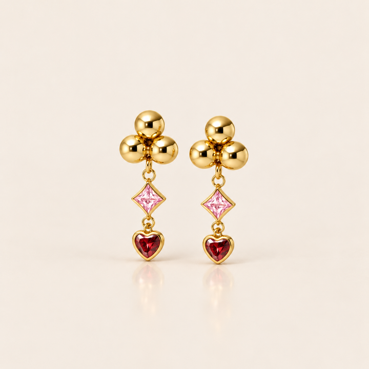 GOLDE MUSE EARRINGS – Růžová