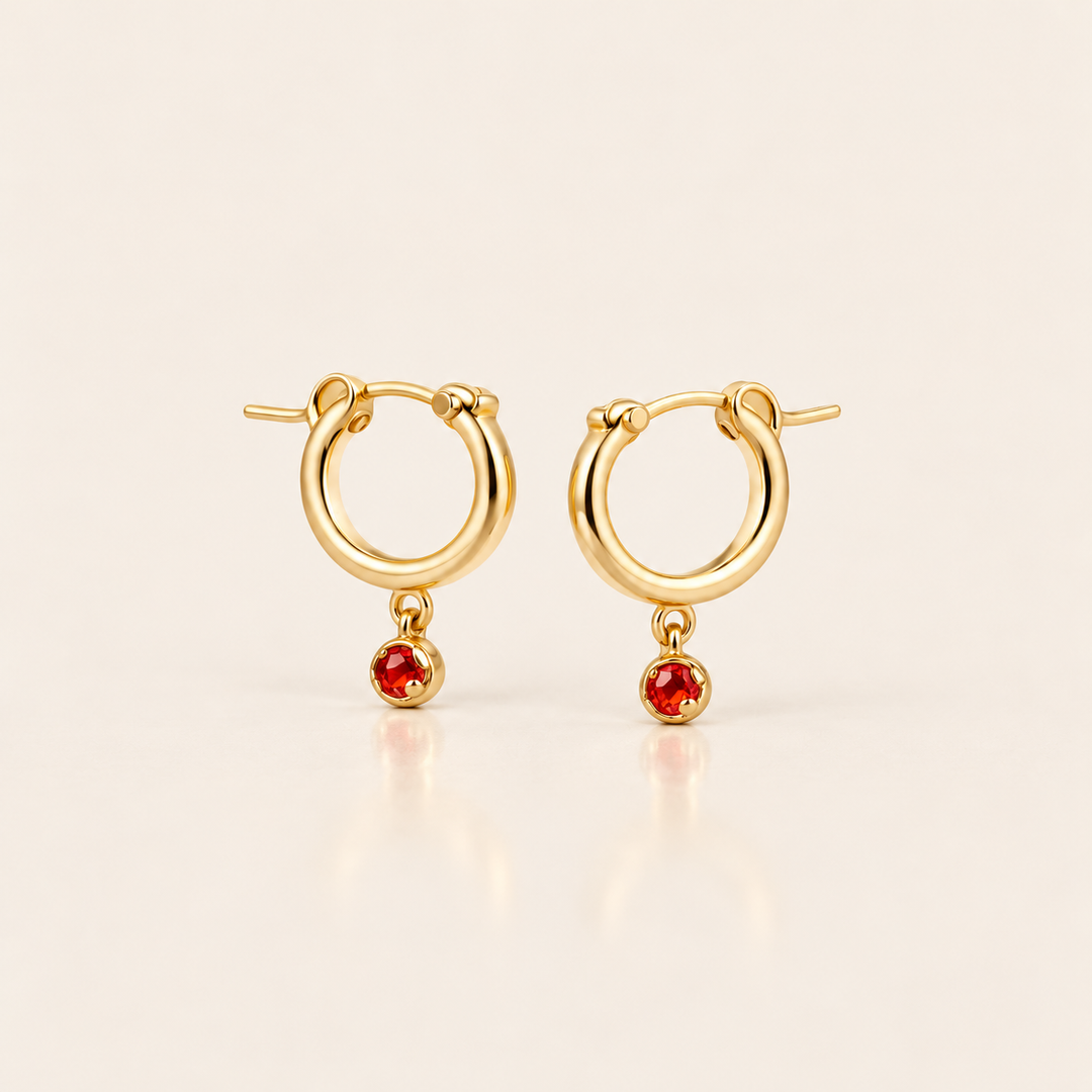 BIRTHSTONE MINI HOOPS – hlavní produktovka