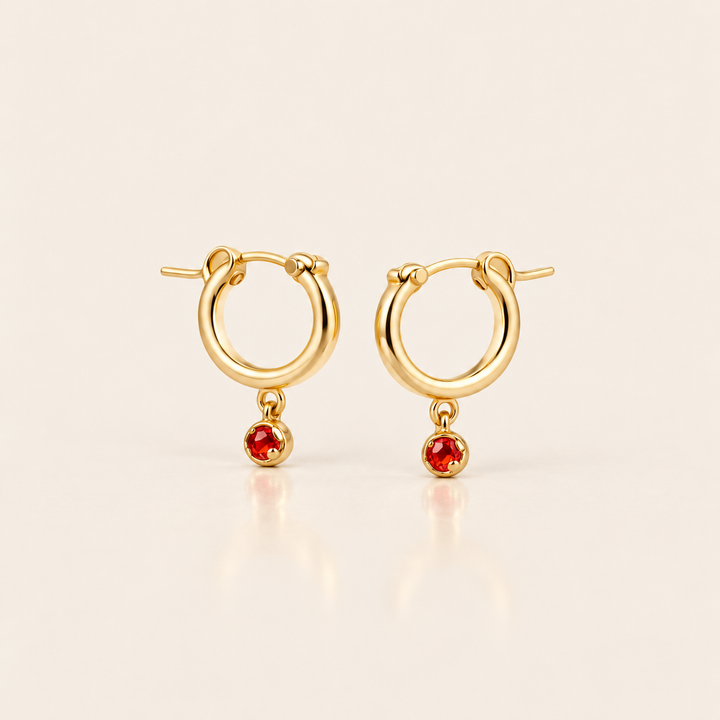 BIRTHSTONE MINI HOOPS – hlavní produktovka