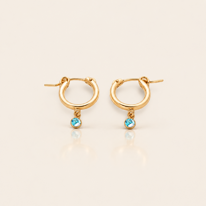 BIRTHSTONE MINI HOOPS – Prosinec