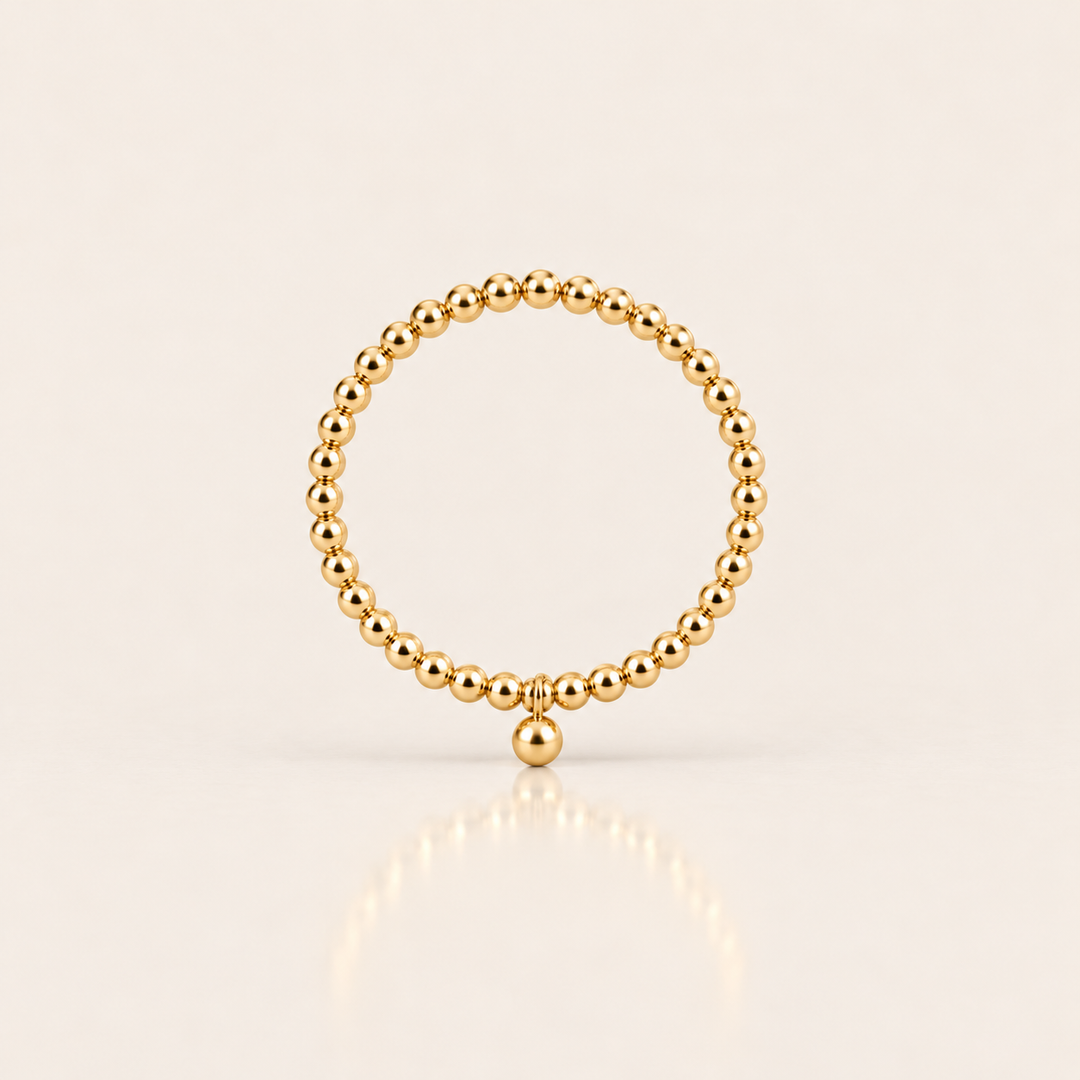 GOLDEN DOT RING – produktová fotografie MJewels