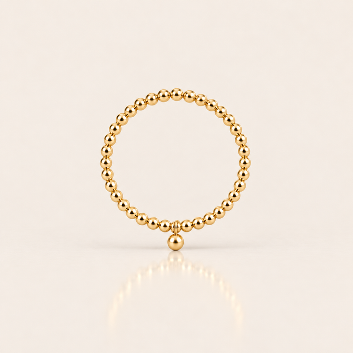 GOLDEN DOT RING – produktová fotografie MJewels