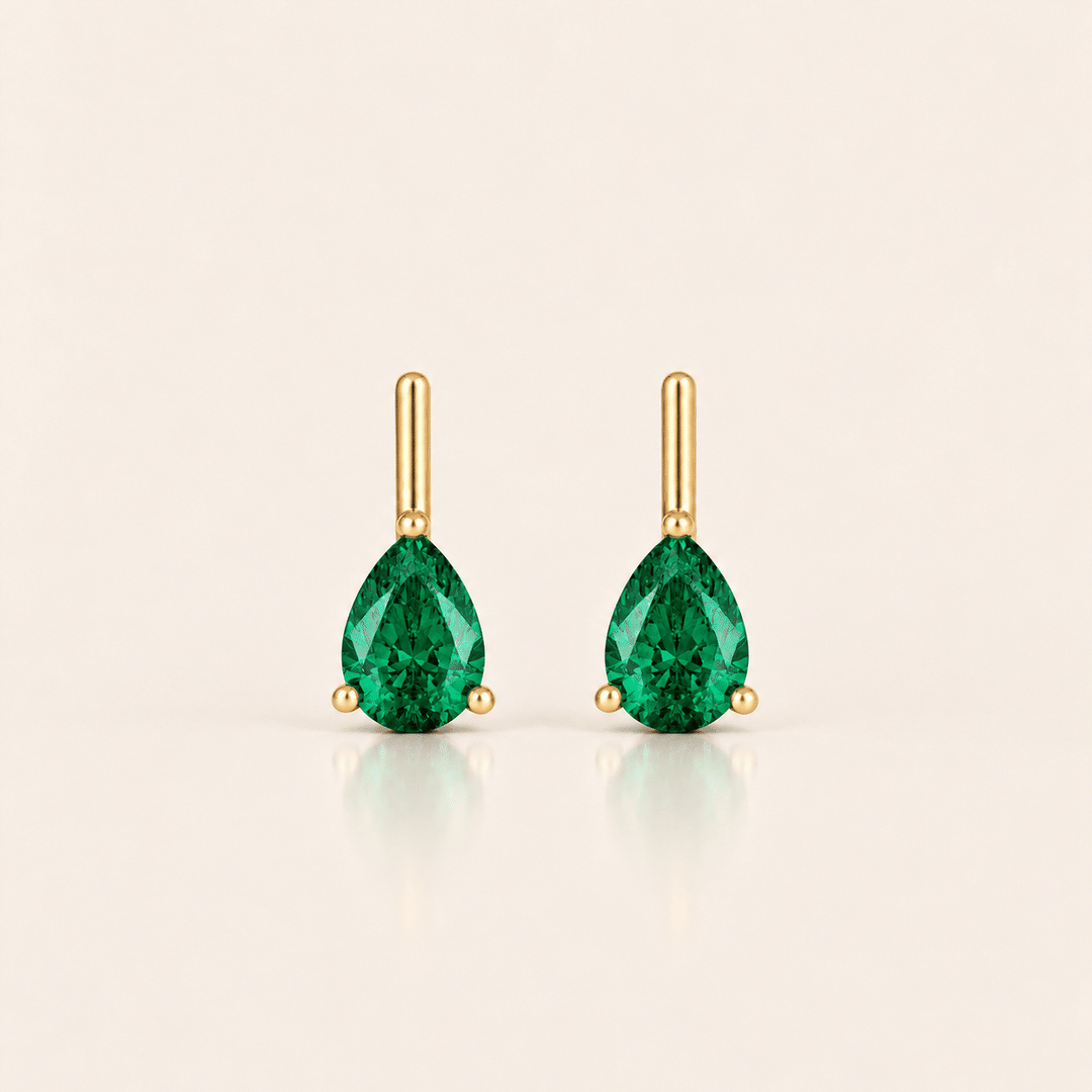 Linea Pear Stud – animace Emerald a Crystal