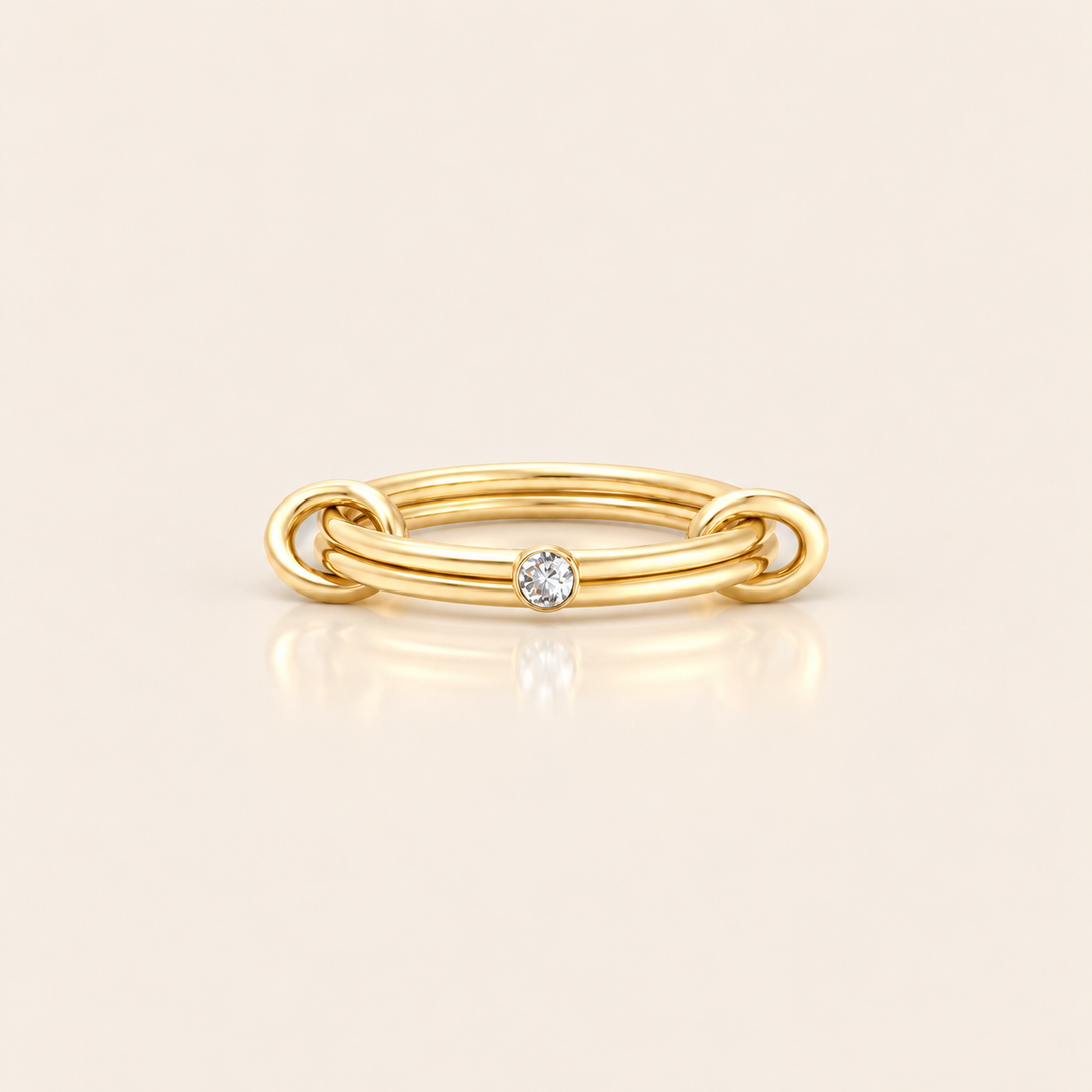 Linked Ring – Crystal – produktová fotografie MJewels