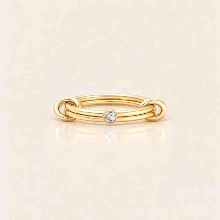 Linked Ring – Crystal – produktová fotografie MJewels