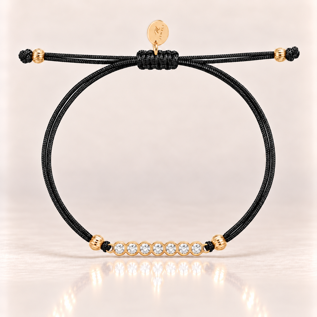 Little Luxe Bracelet – Line – černá
