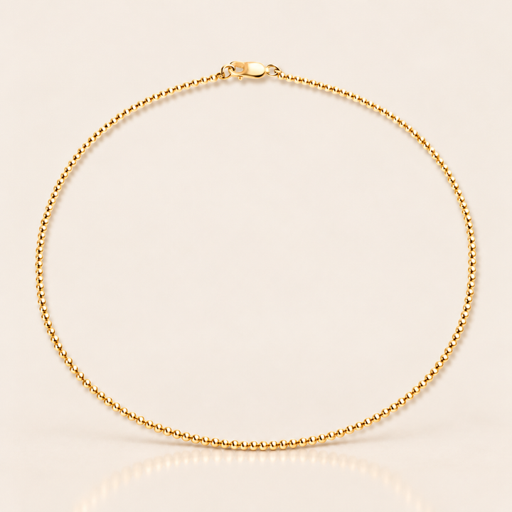 BALL NECKLACE – Zlatá / 2 mm