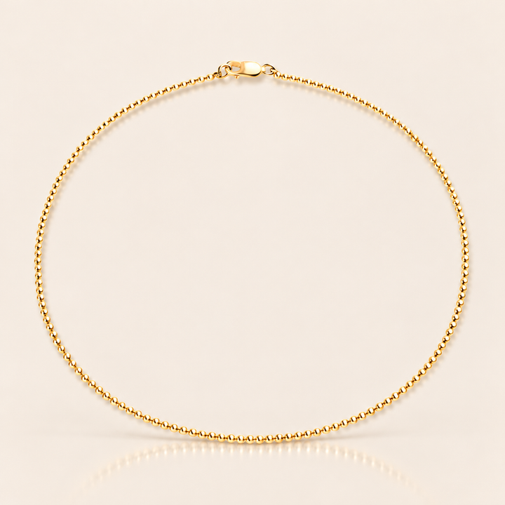 BALL NECKLACE – Zlatá / 3 mm
