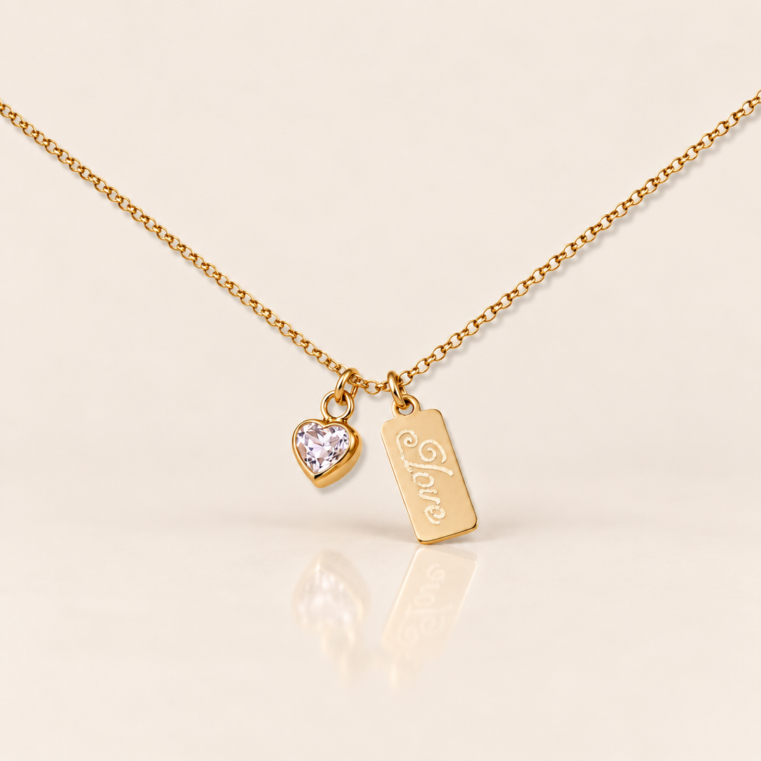 LOVE TAG NECKLACE – hlavní produktovka