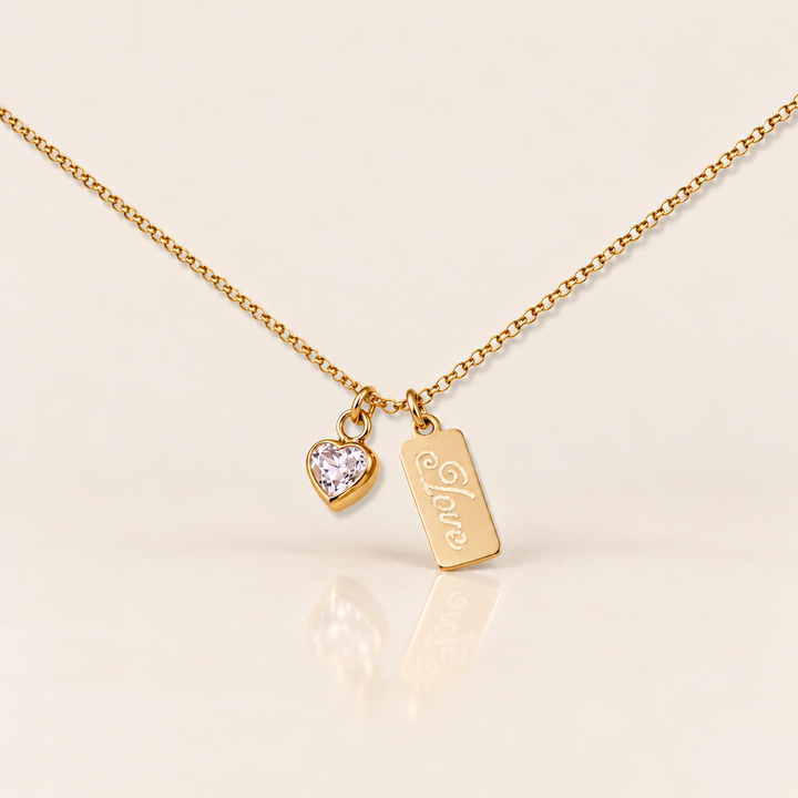 LOVE TAG NECKLACE – hlavní produktovka
