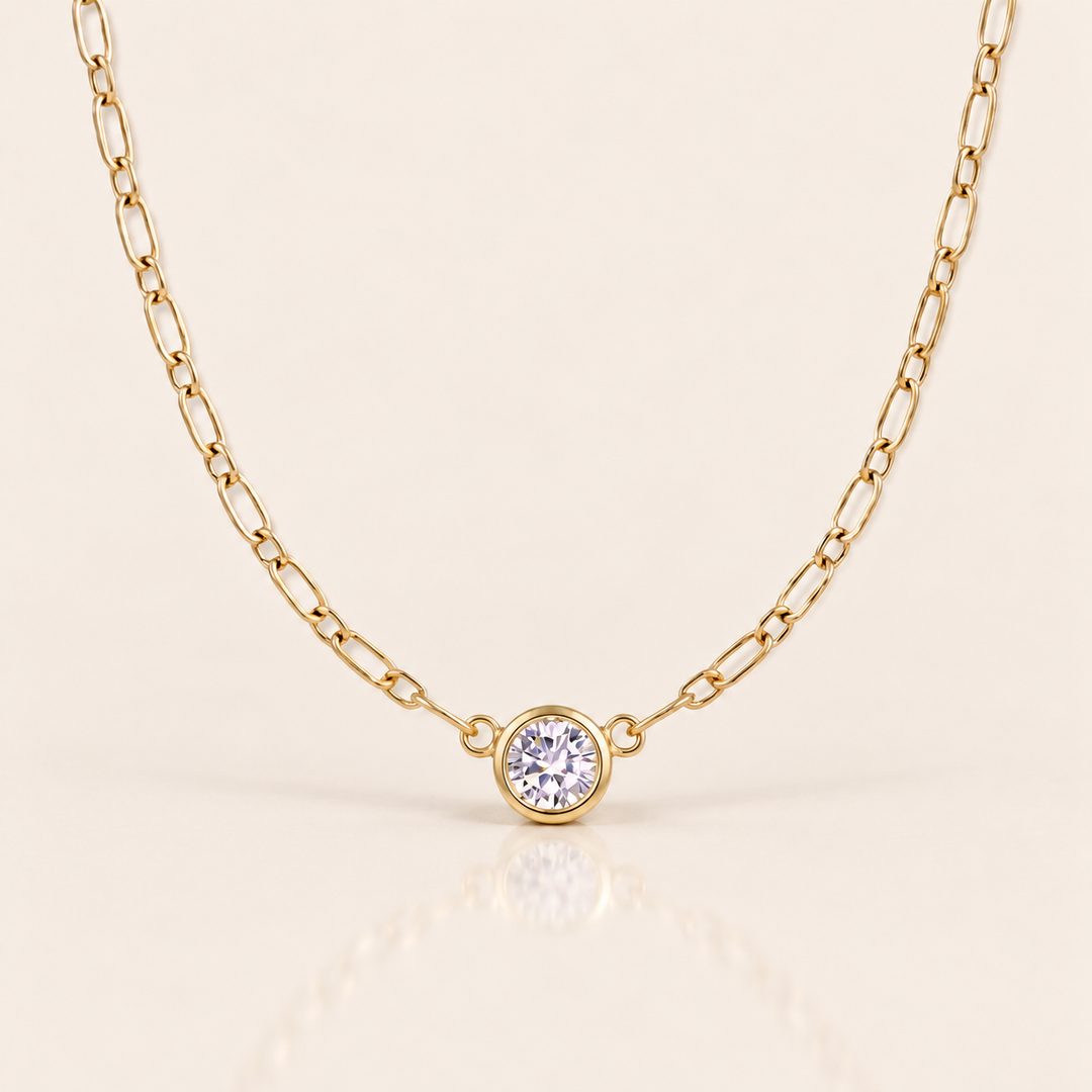 NEEKS GLOW BEZEL NECKLACE – hlavní produktovka