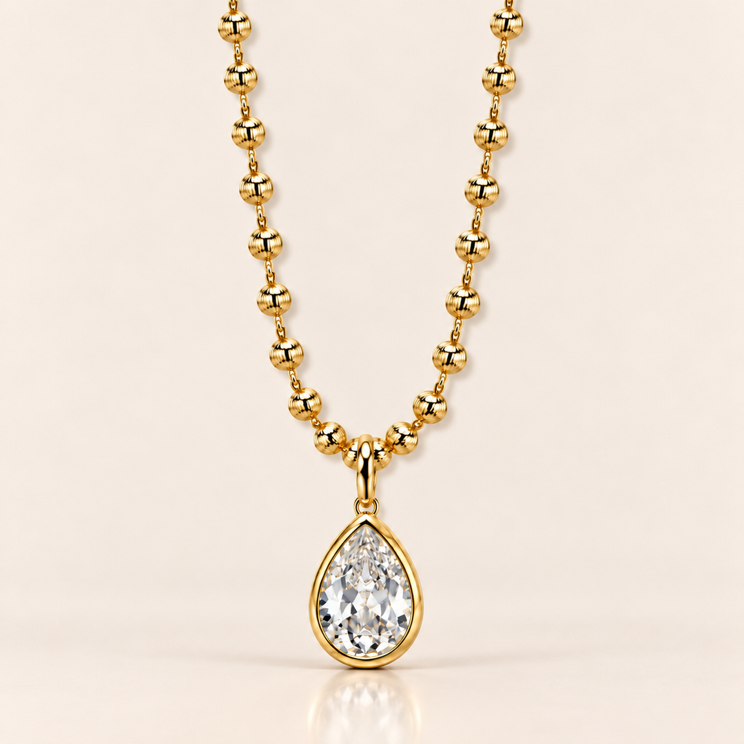 BEZEL GLOW NECKLACE – Drop