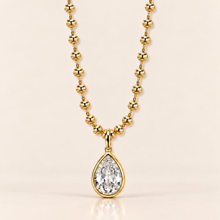 BEZEL GLOW NECKLACE – Drop