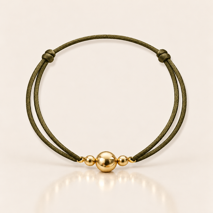 SATIN GOLD BRACELET – produktová fotografie