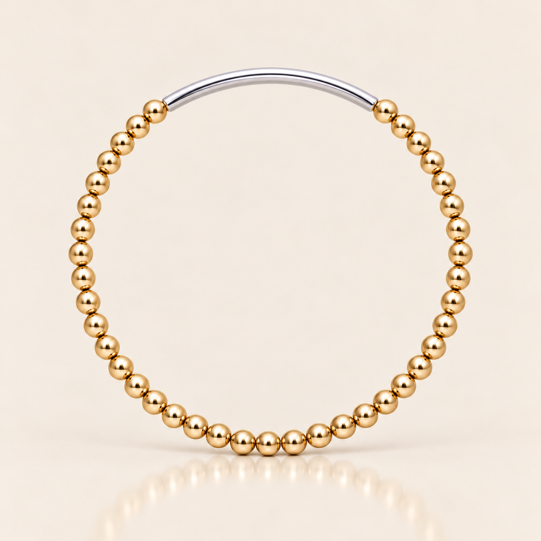 TWO TONE TUBE BRACELET – produktová fotografie