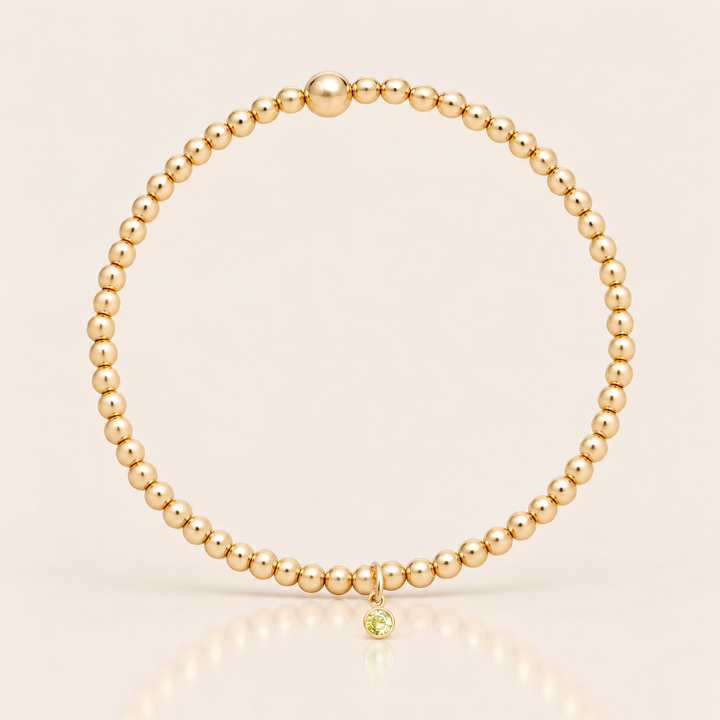 BIRTHSTONE BRACELET – 15 cm / Srpen