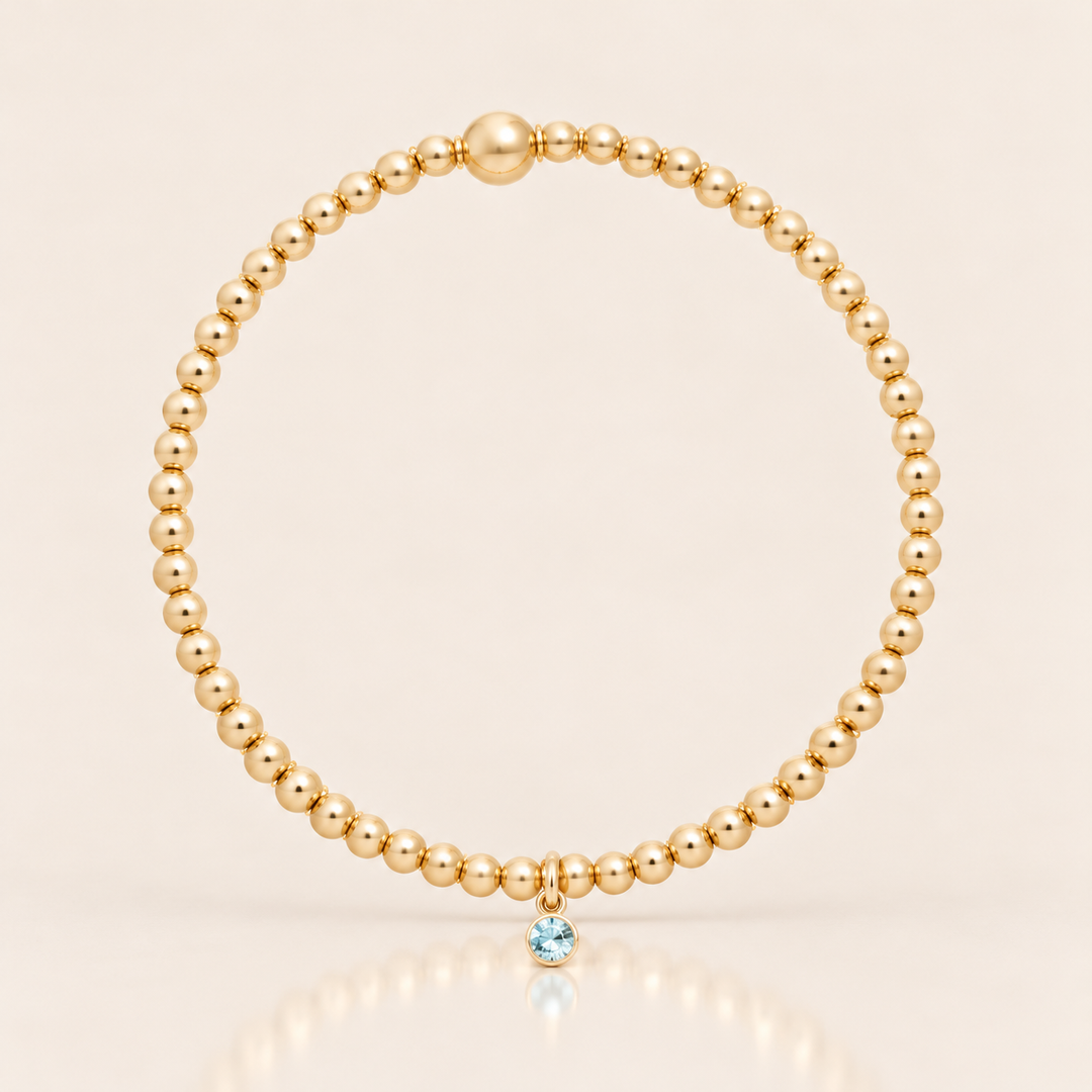 BIRTHSTONE BRACELET – 15 cm / Březe