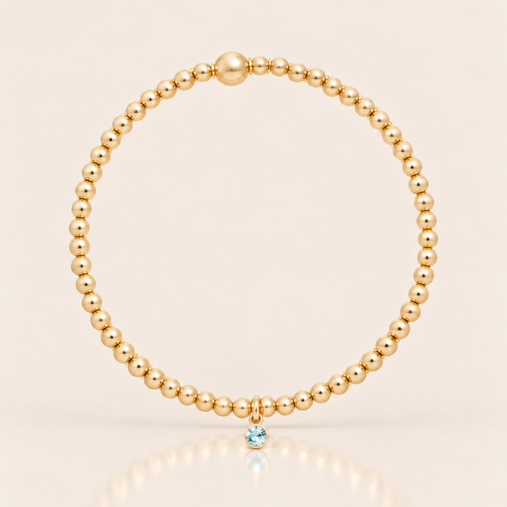 BIRTHSTONE BRACELET – 15 cm / Březe