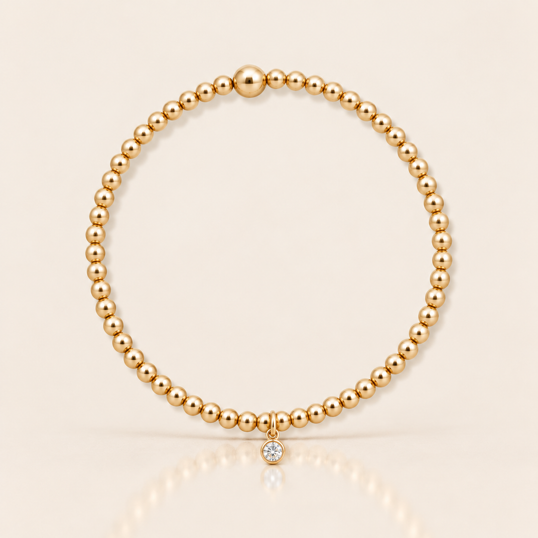 BIRTHSTONE BRACELET – 15 cm / Duben