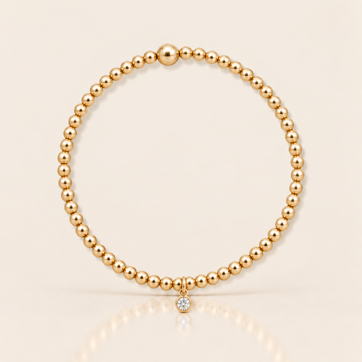 BIRTHSTONE BRACELET – 15 cm / Duben