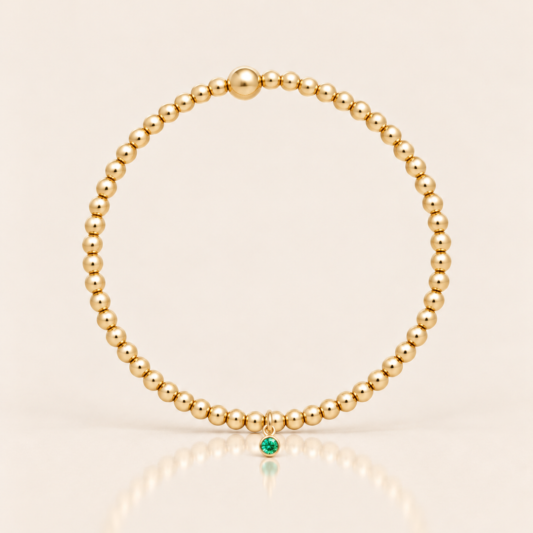BIRTHSTONE BRACELET – 15 cm / Květen