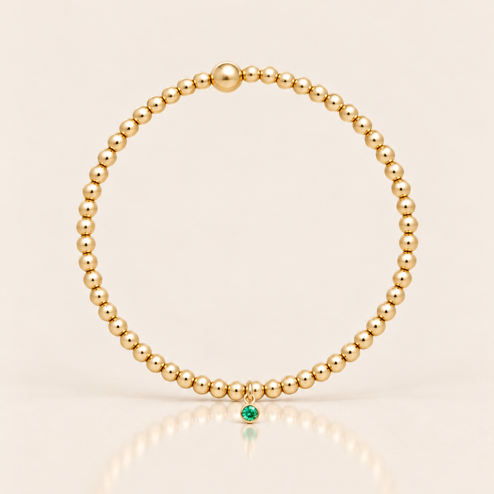 BIRTHSTONE BRACELET – 15 cm / Květen