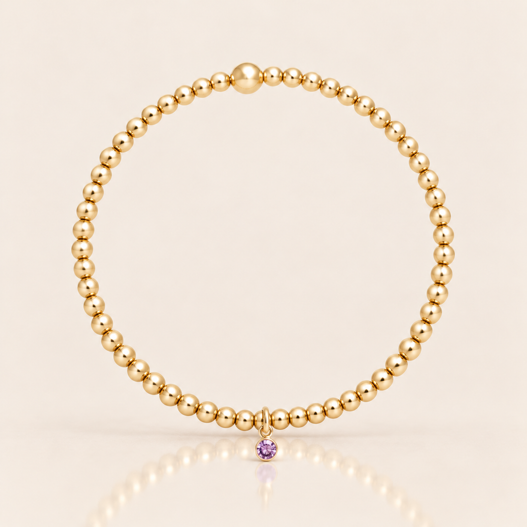 BIRTHSTONE BRACELET – 15 cm / Červen