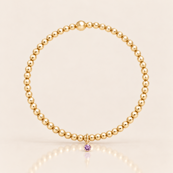 BIRTHSTONE BRACELET – 15 cm / Červen
